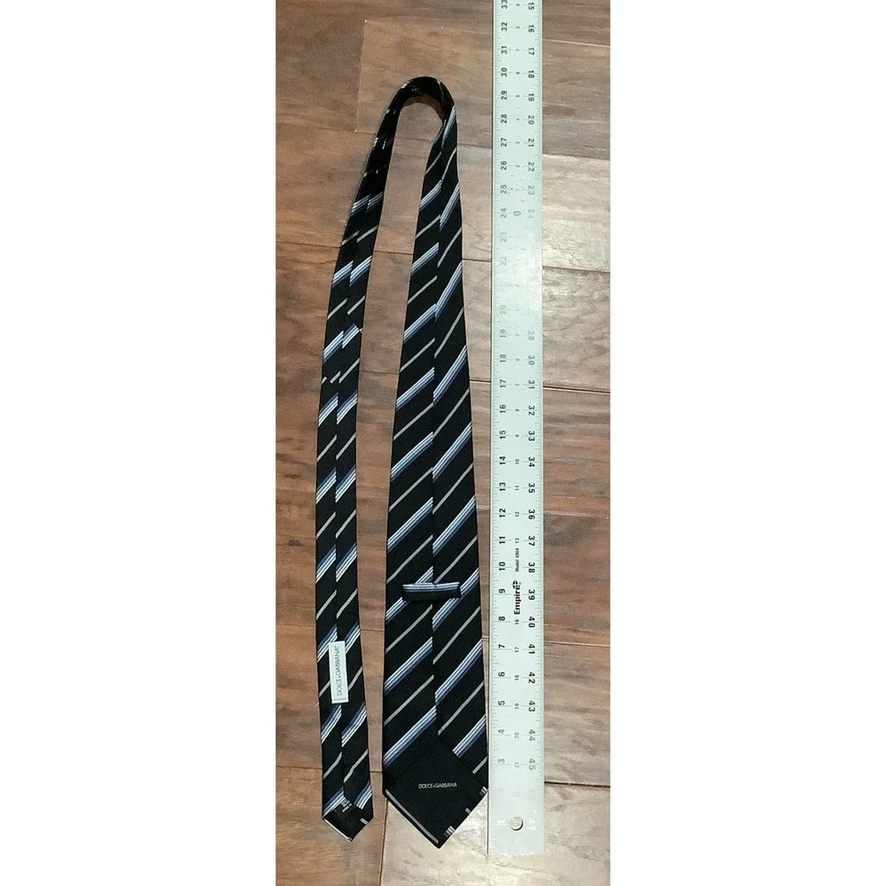 Dolce & Gabbana Made in Italy Men's Silk Neck Tie Striped